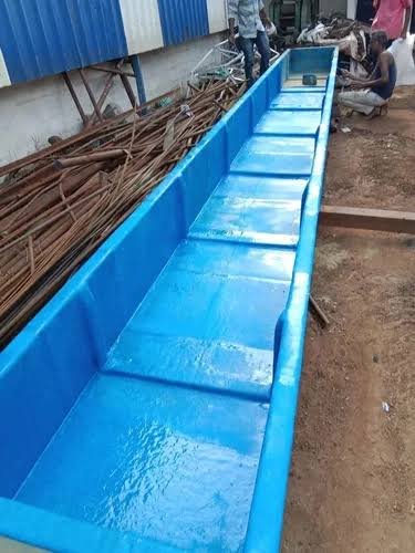 FRP molded walkway grating installation